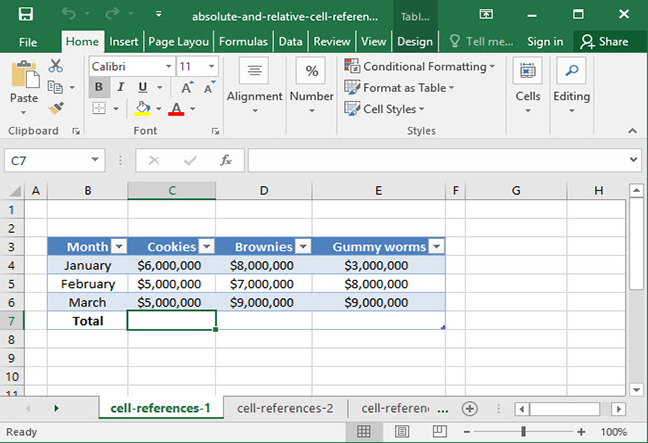 excel cell relationship